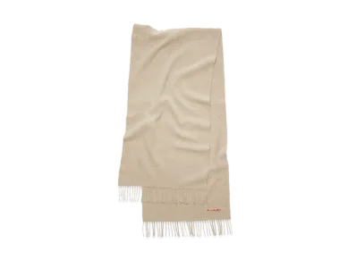 Acne Studios Fringe Wool Scarf "Oatmeal Melange"