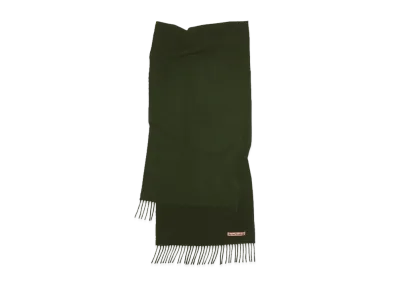 Acne Studios Fringe Wool Scarf "Wood Green Melange"