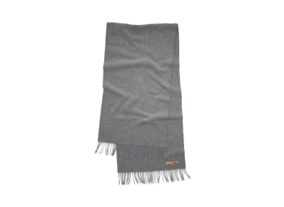 Acne Studios Fringe Wool Scarf "Gray Melange"
