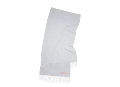 Acne Studios Fringe Wool Scarf "Powder Blue Melange"