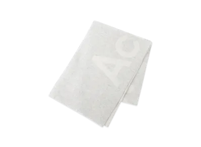 Acne Studios Logo Jacquard Scarf "Whitelightgrey"