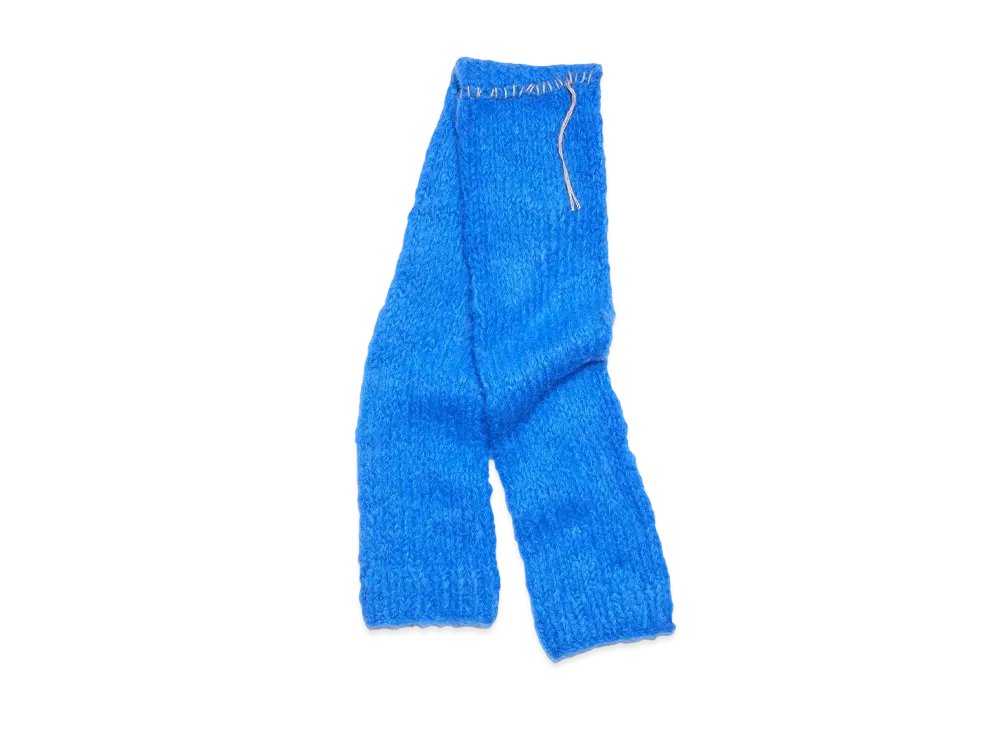 Acne Studios Alpaca Blend Sleeve Scarf "Deep Blue"
