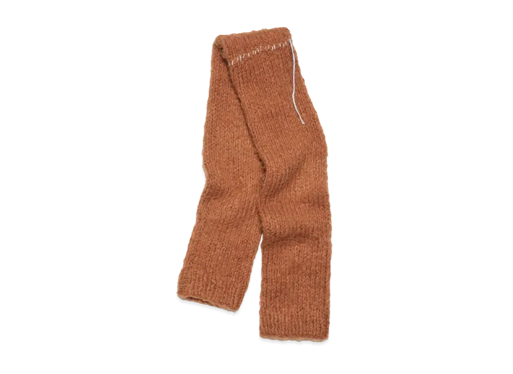 Acne Studios Alpaca Blend Sleeve Scarf "Ginger Brown"