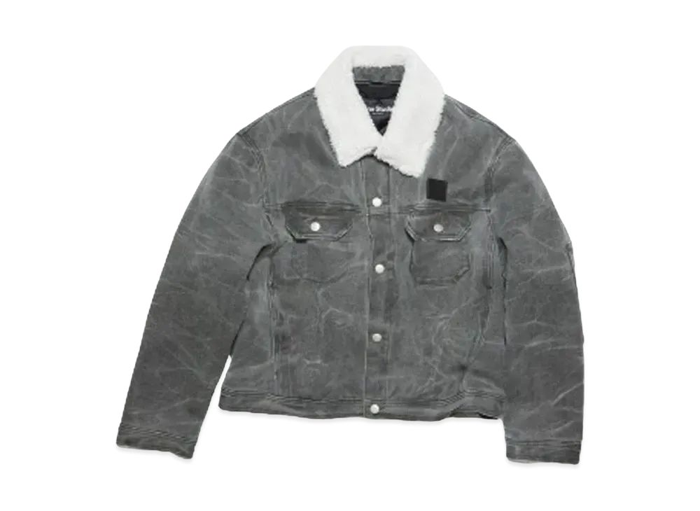 Acne Studios Padded Denim Jacket "Carbon Gray"