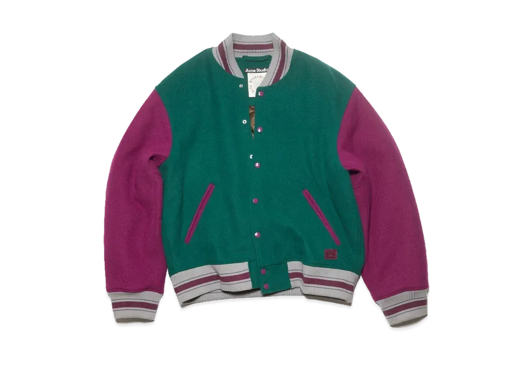 Acne Studios College Jacket "Night Green"