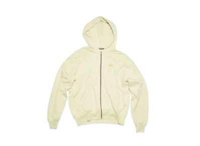 Acne Studios Hooded Zip Sweater "Sand/Green"