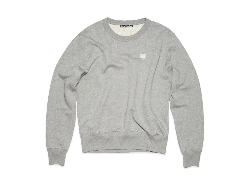 Acne Studios Crew Neck Sweater Regular Fit "Light Gray Melange"