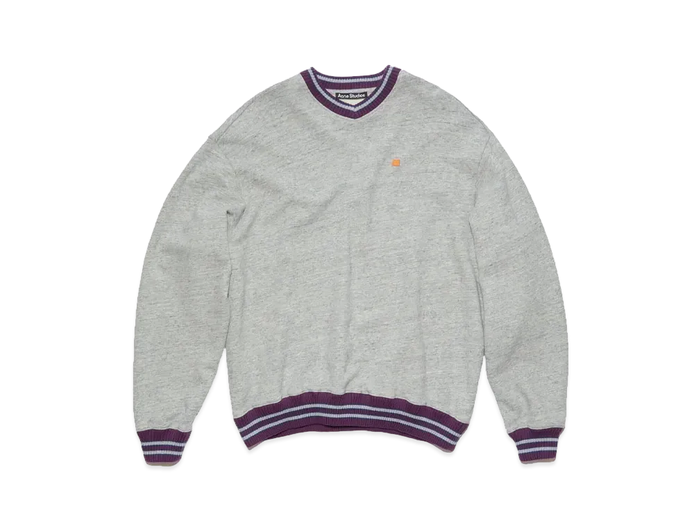 Acne Studios Relaxed Fit Sweater "Marble Gray Melange"