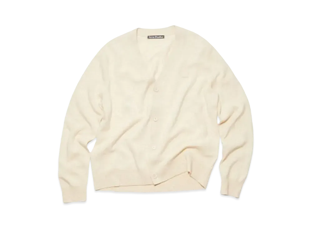 Acne Studios V Neck Cardigan "Oatmeal Melange"