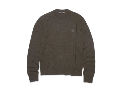 Acne Studios Crew Neck Knit Sweater "Grey/Brown Melange"