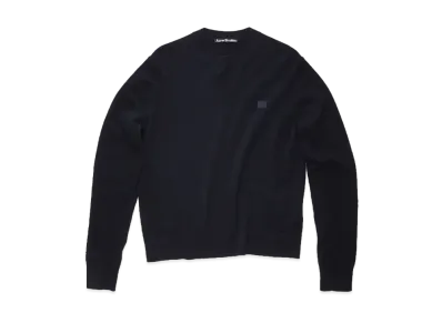 Acne Studios Crew Neck Knit Sweater "Black"