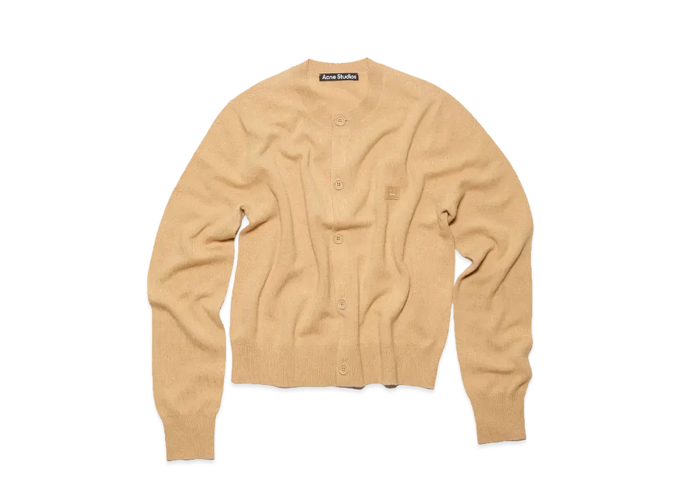 Acne Studios Crew Neck Cardigan "Biscuit Beige"