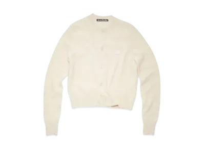 Acne Studios Crew Neck Cardigan "Oatmeal Melange"