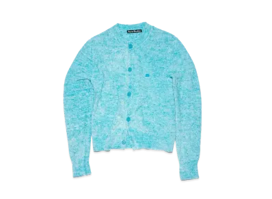 Acne Studios Crew Neck Cardigan "Teal Blue"