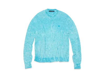 Acne Studios Crew Neck Knit Sweater "Teal Blue"