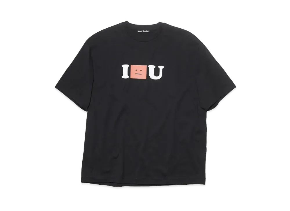 Acne Studios Face Logo T-Shirt "Black"