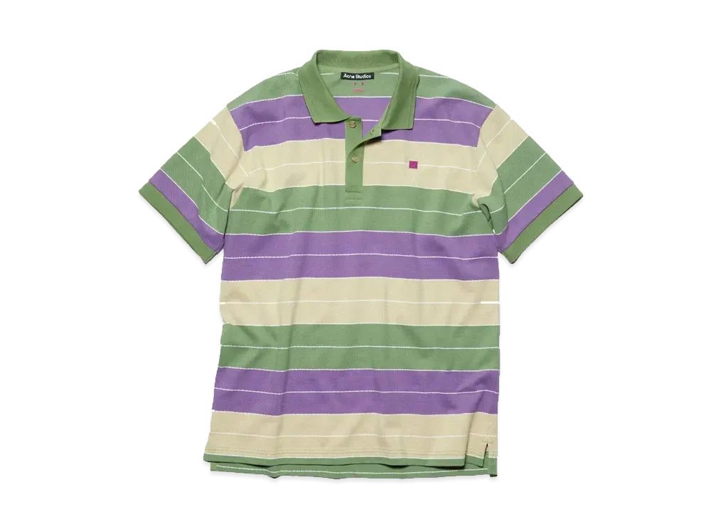 Acne Studios Polo T-Shirt "Purple/Green"