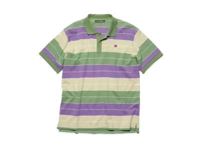 Acne Studios Polo T-Shirt "Purple/Green"