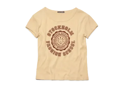 Acne Studios Logo T-Shirt "Biscuit Beige"