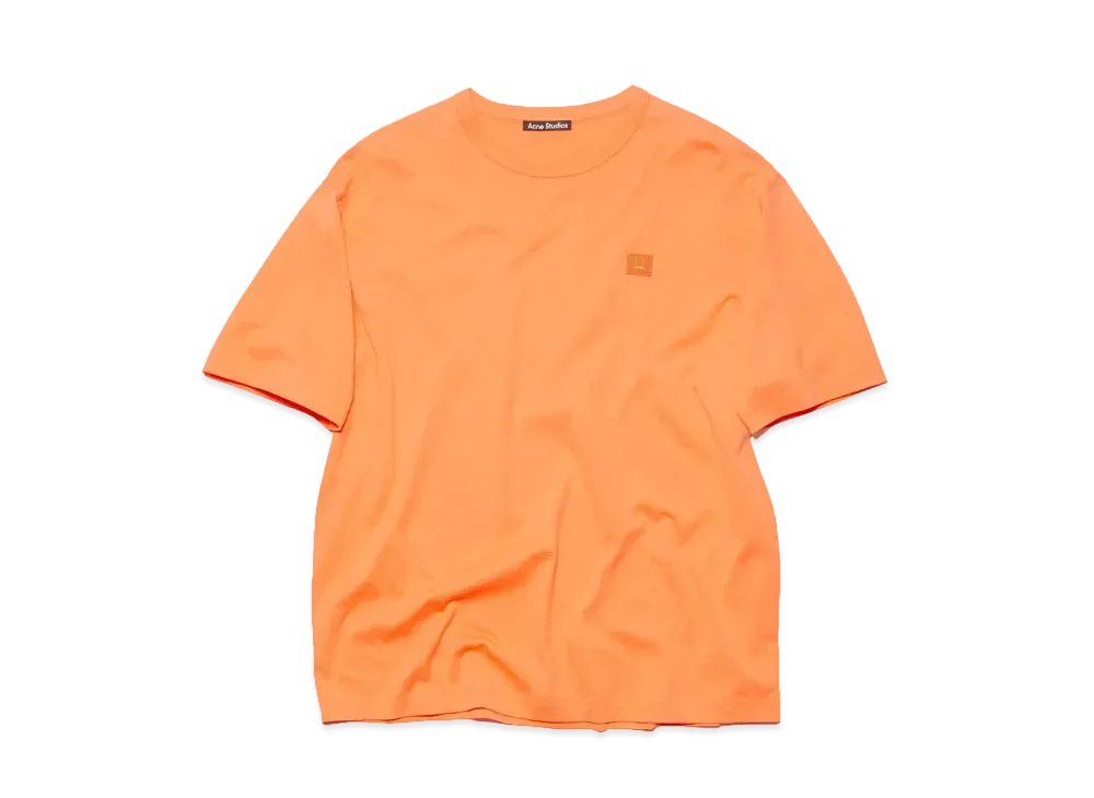 Acne Studios Crew Neck T-Shirt Relaxed Fit "Mandarin Orange"