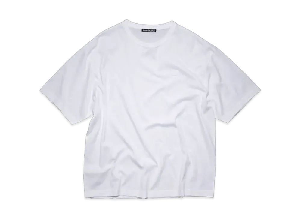 Acne Studios Crew Neck T-Shirt Relaxed Fit "Optic White"