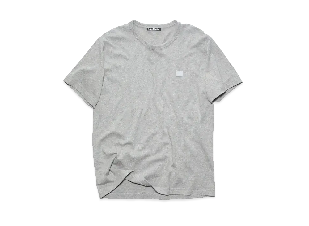 Acne Studios Crew Neck T-Shirt Regular Fit "Light Gray Melange"