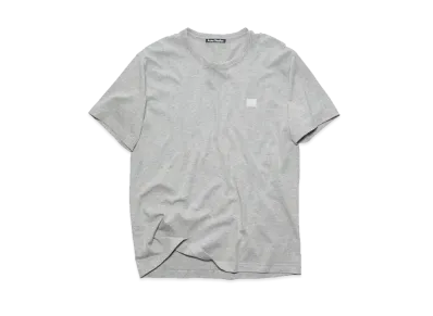 Acne Studios Crew Neck T-Shirt Regular Fit "Light Gray Melange"