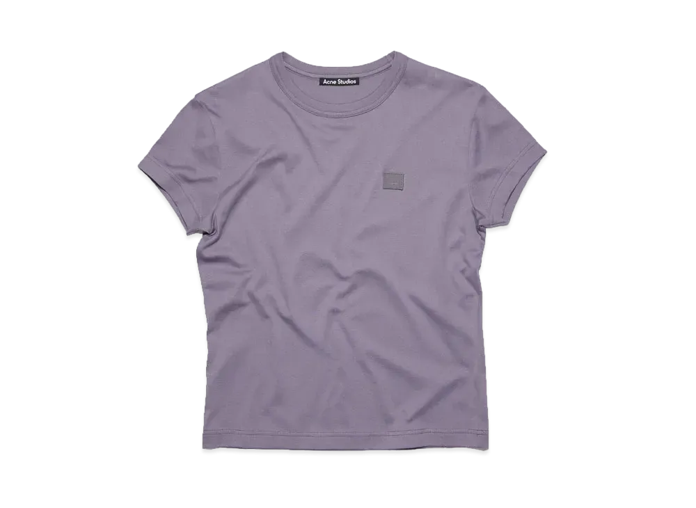 Acne Studios Crew Neck T-Shirt Fit Design "Faded Purple"