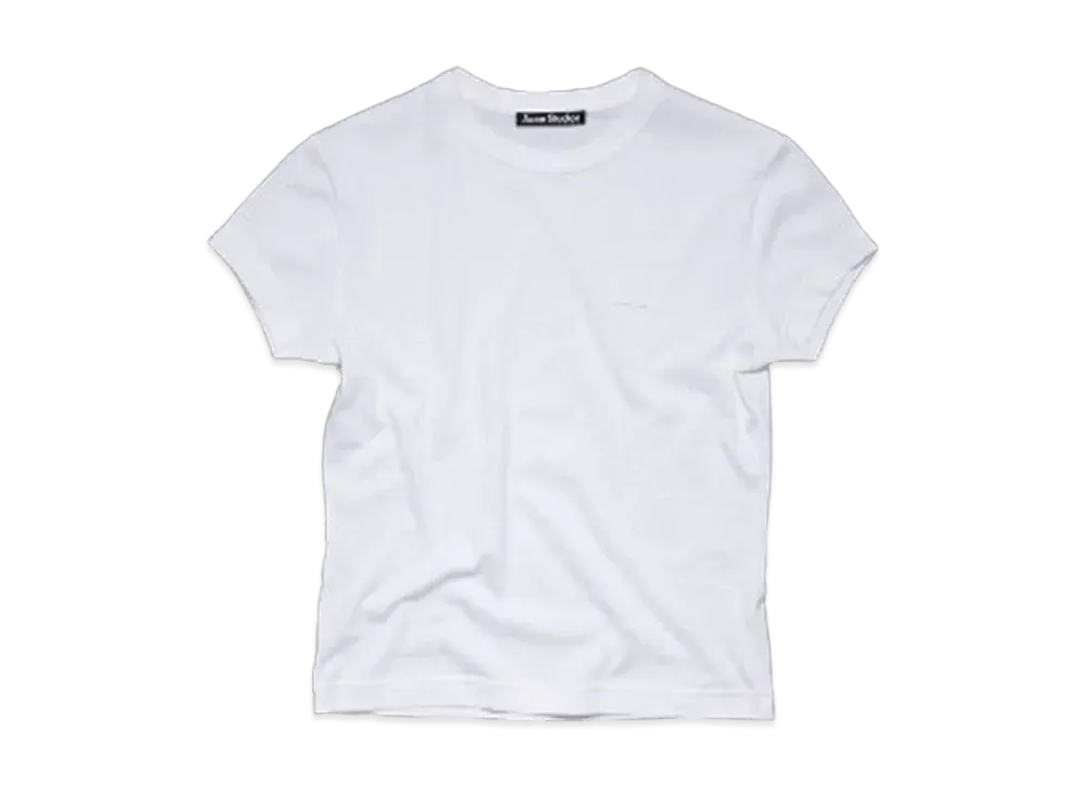 Acne Studios Crew Neck T-Shirt Fit Design "Optic White"