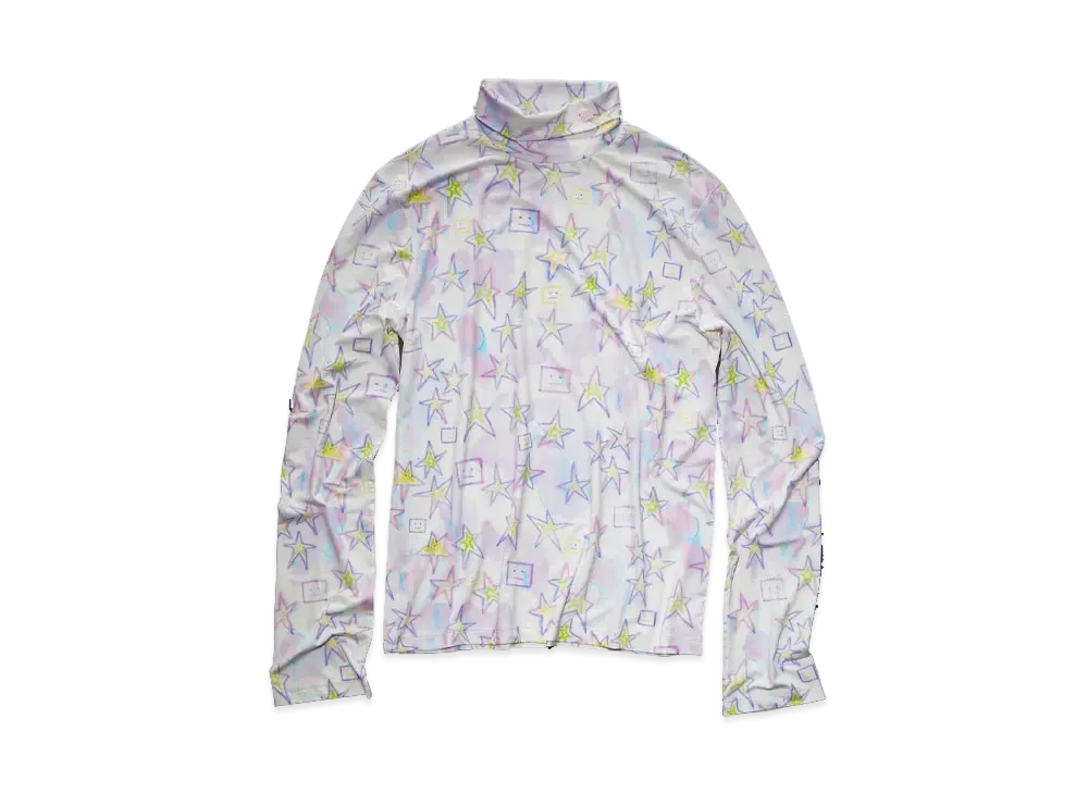 Acne Studios Printed Tops "Pale Pink/Multi"