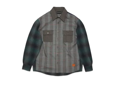 Acne Studios Patchwork Shirt "Blue/Green"