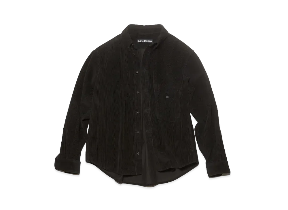 Acne Studios Corduroy Overshirt "Black"