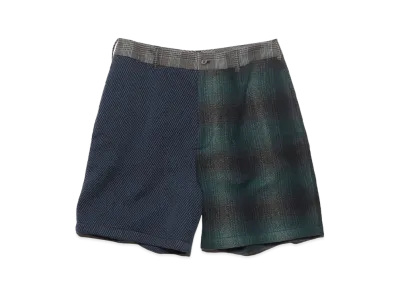 Acne Studios Patchwork Short Pants "Blue/Green"