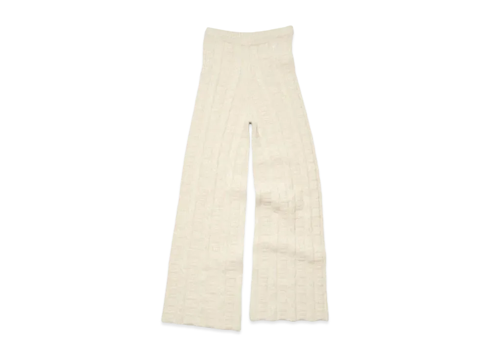 Acne Studios Cable Wool Trousers "Oatmeal Melange"