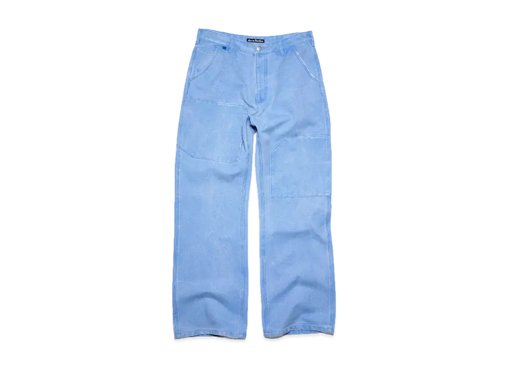 Acne Studios Patch Canvas Trousers "Powder Blue"