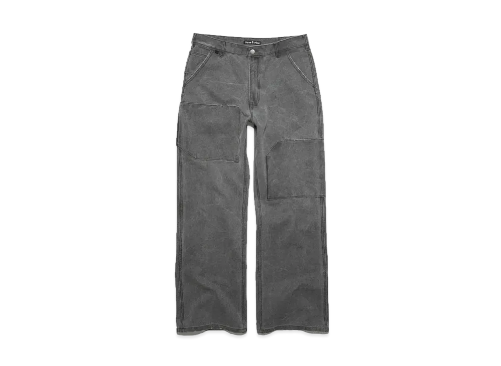 Acne Studios Patch Canvas Trousers "Carbon Gray"