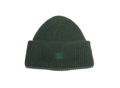 Acne Studios Small Face Logo Beanie "Bolt Green"