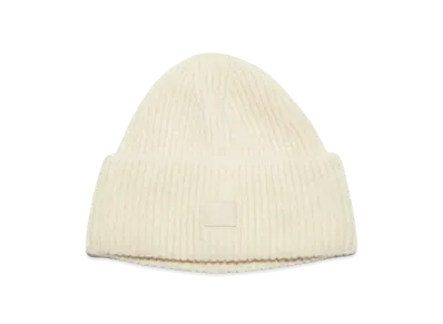 Acne Studios Small Face Logo Beanie "Oatmeal Melange"