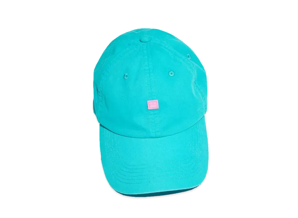 Acne Studios Face Patch Baseball Cap "Sea Green"