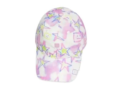 Acne Studios Micro Face Patch Cap "Pale Pink/Multi"
