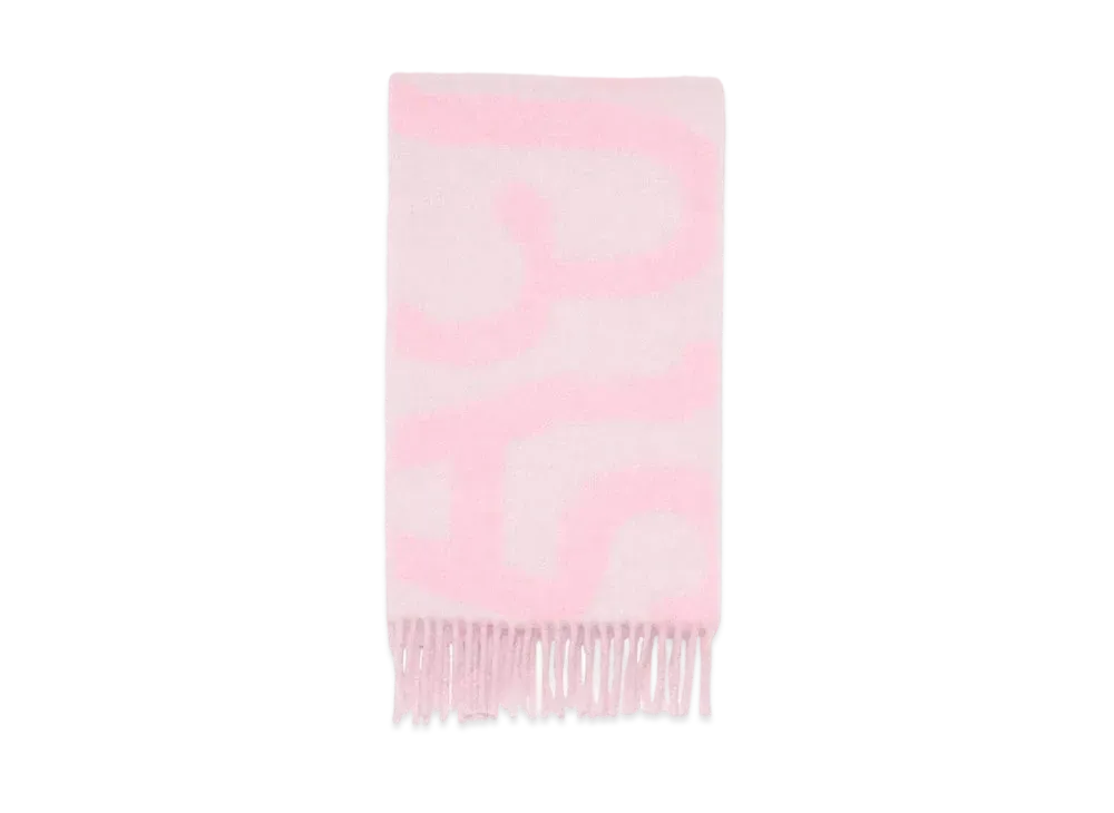 Acne Studios Fringe scarf "Pink"
