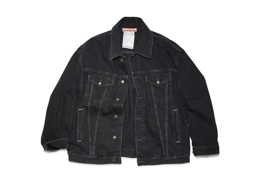 Acne Studios Monogram Denim Jacket #3 "Black"
