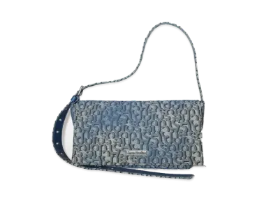 Acne Studios Monogram Shoulder Bag "Denim Blue"