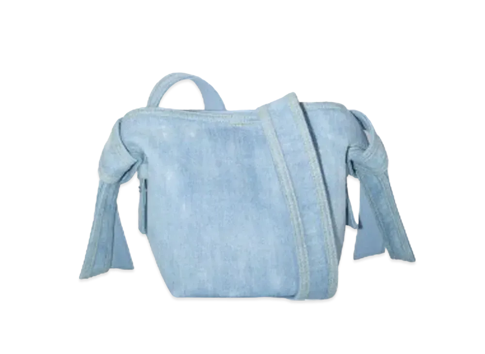 Acne Studios Monogram Musubi Mini Shoulder Bag "Light Blue"