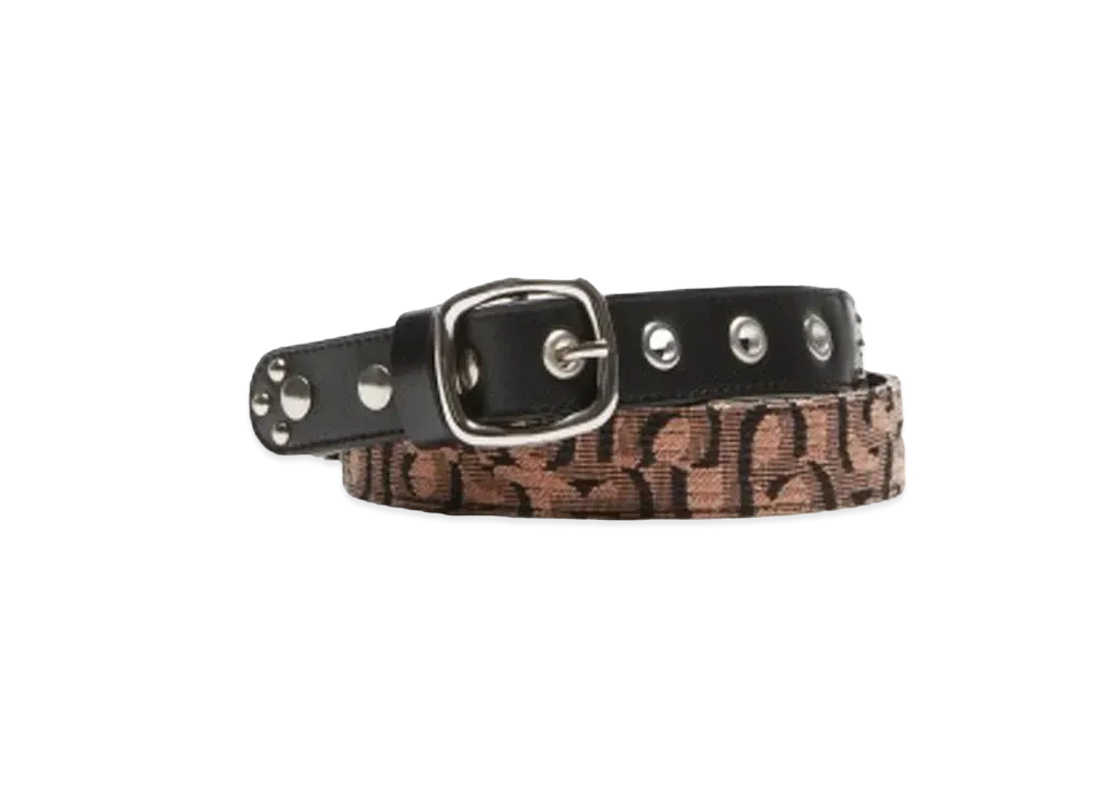 Acne Studios Monogram Buckle Belt "Pink/Black"