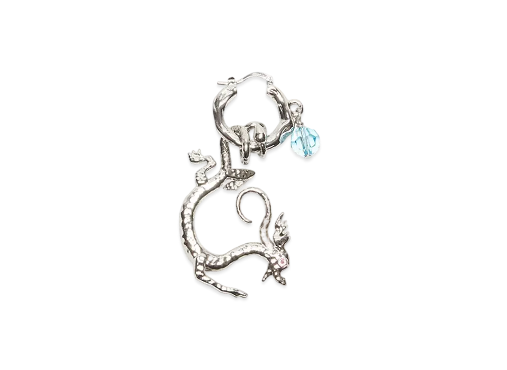 Acne Studios Vintage Style Silver Earrings "Silver"