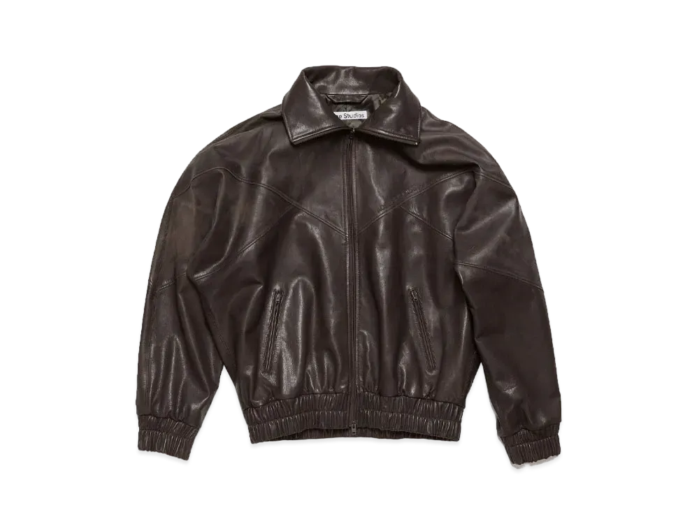 Acne Studios Leather Jacket #1 "Brown"