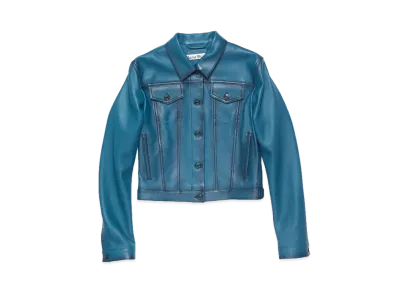 Acne Studios Leather Jacket #2 "Blue"