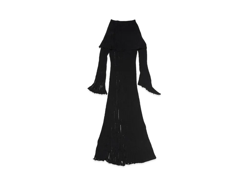 Acne Studios Open Knit Dress "Brown/Black"