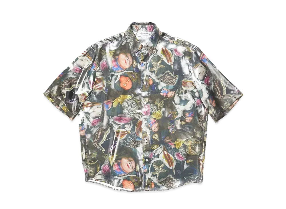 Acne Studios x Per B. Sundberg Short Sleeve Shirt "Black Multicolor"